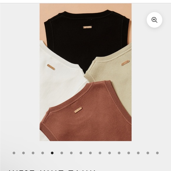 W317 Knit Tank in Pistachio Green - Picture 7 of 10